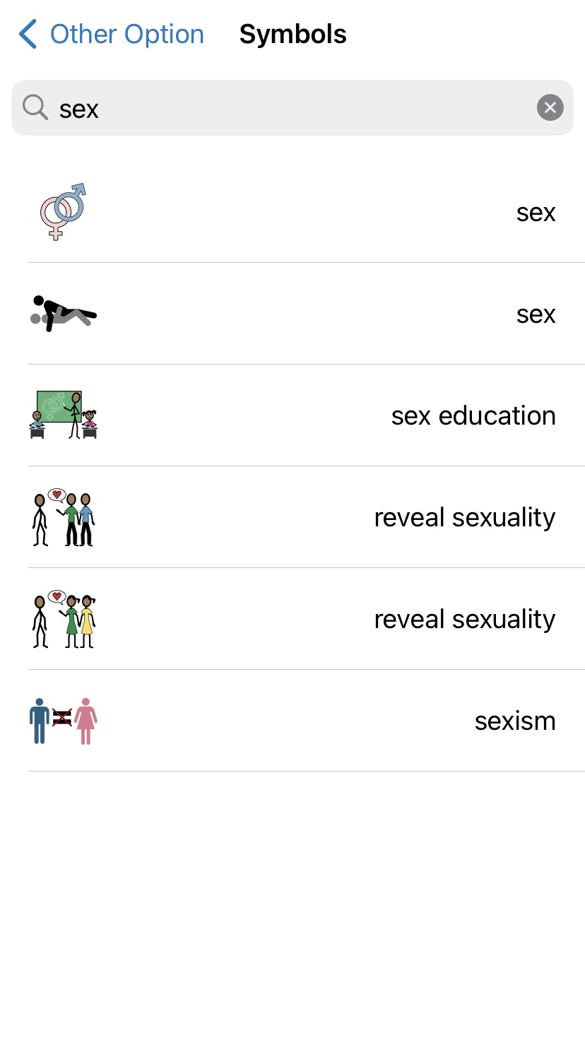 proloquo2 for sex education sex symbols